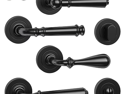 Modern Door Handle 3d model