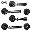 Black Door Handles With Various Classic And Modern Design Styles For Home