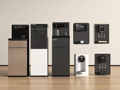 Modern Household Appliances With Various Colors And Stylish Designs For Daily Use 3d model