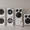 Modern White Washing Machines And Dryers For Home Laundry Use