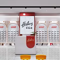 Modern Clothing Store Interior With Mannequins Clothing Displays And Window Showcases