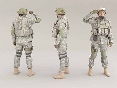 Soldier 3d model