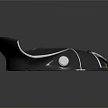 Sleek Modern Computer Mouse With Ergonomic Design And Smooth Metallic Finish 3d model