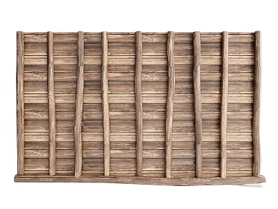 Wooden Ceiling Design with Grid Pattern Slats Natural Wood Grain Rustic Style 3d model