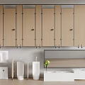 Toilet partition 3d model
