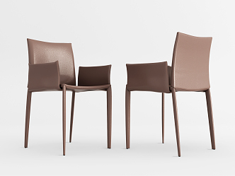 Modern Poliform Dining Chair 3d model