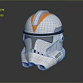 Sci-Fi Helmet Alien Helmet High Tech Helmet Game Helmet 3d model
