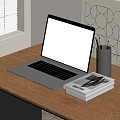 Computer mouse keyboard display 3d model