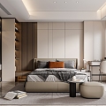 Modern Style Master Bedroom 3d model