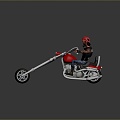 Motorcycle two-wheeled motorcycle off-road motorcycle road race motorcycle motor vehicle transport 3d model