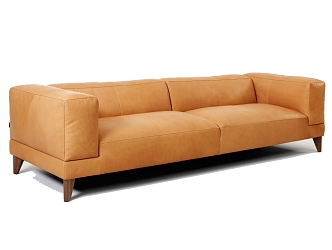 Nordic Double Sofa 3d model