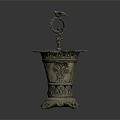 Candlestick Silver Candlestick Copper Candlestick Classical Candlestick 3d model