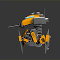 Robot Assistant Small Robot Butler Robot Butler Figure Game Figure 3d model