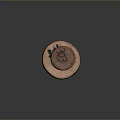 Handcrafted Wooden Stamp With Detailed Character And Creature Carvings