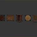 Various Bar Stools With Different Designs Wooden Seats And Metal Frames
