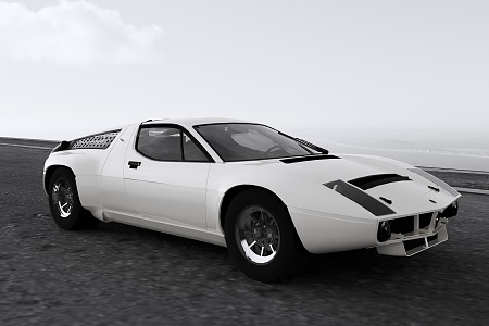 Super Run Maserati GR4 3d model