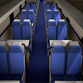 Modern Purple Pink Passenger Train With Stylish Windows And Exterior Design