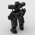 LEGO Toys Building Blocks Fighting Robot Gundam Mech Warrior Transformers Pacific Rim 3d model