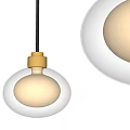 Modern Pendant Lights With White Shades Gold Bases And Gray Wall Background