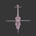 Military Camouflage Helicopter Exterior Design With Rotors And Cockpit Details