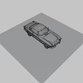 Classic Gray Two Door Car With Sleek Body And Vintage Hardtop Wheels