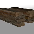 Natural Rustic Textured Stacked Stone And Wood Materials For Home Decor Projects