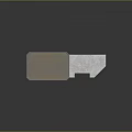 Device Part With Red Yellow Green Indicator Lights Transparent Panel And Metallic Surface
