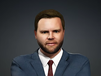 US Vice President Vance White House Argues Realistic Foreigners 3d model