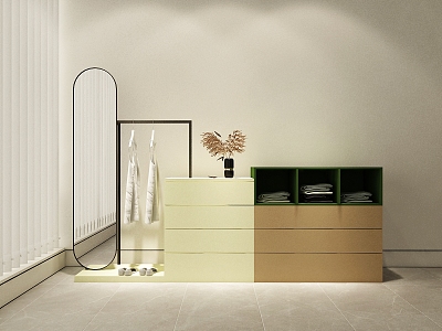 Hanger Floor Hanger Bedroom Hanger Bucket Cabinet Bedroom Bucket Hanger Bucket Cabinet Integrated Coat Rack Now Coat Rack Simple Coat Rack 3d model