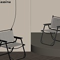 Modern Furniture Outdoor Leisure Chair Chair 3d model