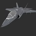 Advanced Military Fighter Jet With Sleek Gray Body Transparent Cockpit And Weapon Mounts