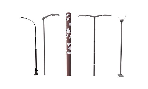 modern street lamp 3d model