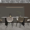Elegant Modern Restaurant Interior With Round Dining Table Comfortable Chairs Hanging Lights And Indoor Plants