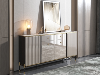 Light Luxury Sideboard model