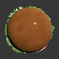 Delicious Hamburger With Golden Bun Fresh Lettuce Tomato Slices And Melted Cheese
