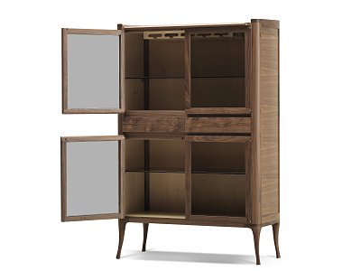 New Chinese Wine Cabinet 3d model