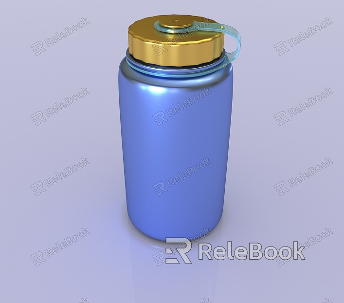 Water cup drinking cup model