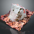 Natural Wood And Stone Decorative Display With Earthy Tones And Autumn Leaves Texture