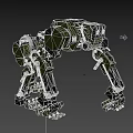 Ape Lava Robot Quadruped Robot Science Fiction Robot Mechanical Beast 3d model