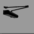 Durable Metal Door Closer With Automatic Closing Arm Lever Mechanism