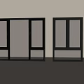 Modern windows casement windows floor-to-ceiling windows bay windows doors and windows balcony windows 3d model