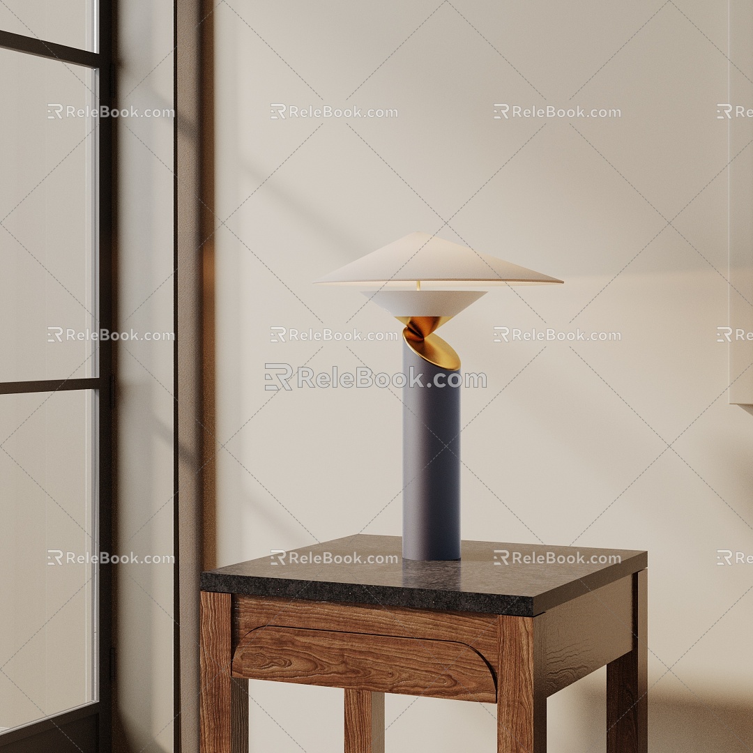 Modern table lamp 3d model