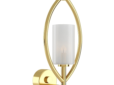 Simple Light Luxury Wall Lamp 3d model