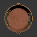 Handcrafted Copper Bucket With Hammered Texture And Open Side Design