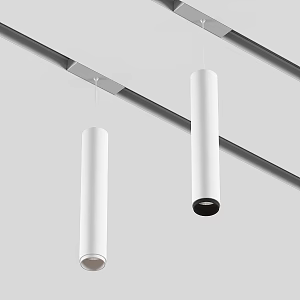Modern chandelier simple spotlight 3d model