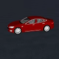 Red Modern Luxury Car With Sleek Exterior Design And Shiny Alloy Wheels