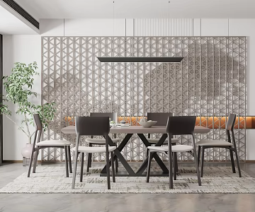 Modern Restaurant 3d model