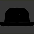 Classic Black Wool Felt Bowler Hat For Daily Casual And Formal Wear