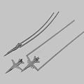 Camouflage Military Fighter Jet as Weapon with Number 123 and Combat Features