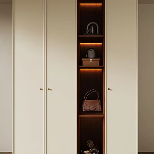Middle style wardrobe 3d model